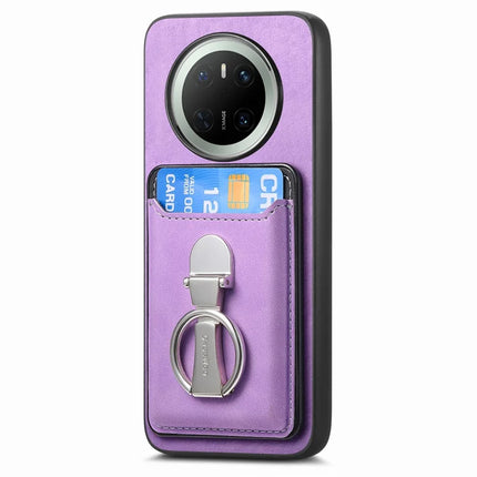 For Huawei Mate 70 Case Compatible with MagSafe Skin-Touch Cover with Card Bag Kickstand