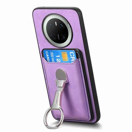 For Huawei Mate 70 Case Compatible with MagSafe Skin-Touch Cover with Card Bag Kickstand