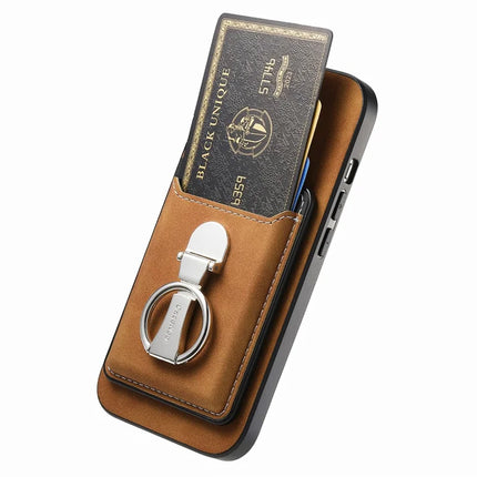For Huawei Mate 70 Case Compatible with MagSafe Skin-Touch Cover with Card Bag Kickstand