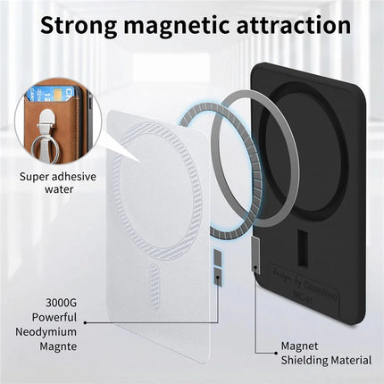 For Huawei Mate 70 Case Compatible with MagSafe Skin-Touch Cover with Card Bag Kickstand