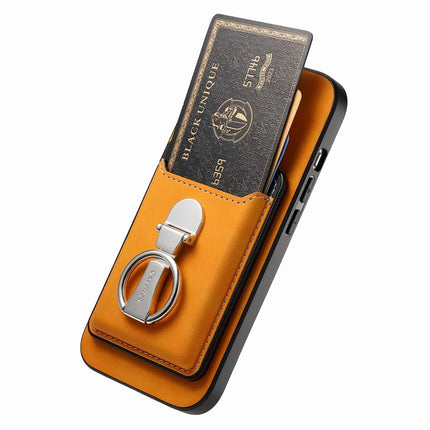 For Huawei Mate 70 Case Compatible with MagSafe Skin-Touch Cover with Card Bag Kickstand