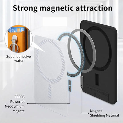 For Huawei Mate 70 Case Compatible with MagSafe Skin-Touch Cover with Card Bag Kickstand