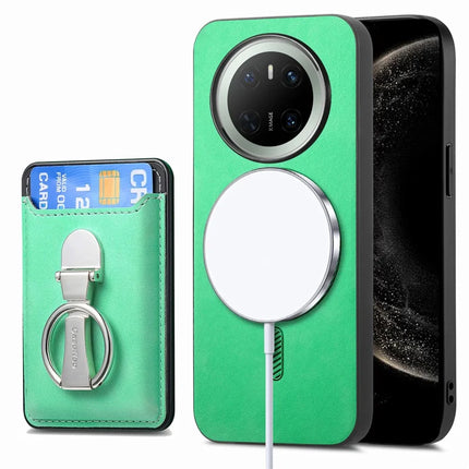 For Huawei Mate 70 Case Compatible with MagSafe Skin-Touch Cover with Card Bag Kickstand