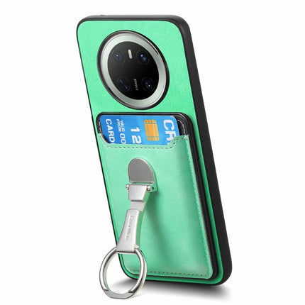 For Huawei Mate 70 Case Compatible with MagSafe Skin-Touch Cover with Card Bag Kickstand