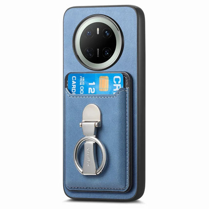 For Huawei Mate 70 Case Compatible with MagSafe Skin-Touch Cover with Card Bag Kickstand