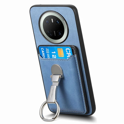 For Huawei Mate 70 Case Compatible with MagSafe Skin-Touch Cover with Card Bag Kickstand