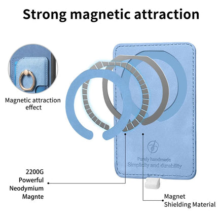 For Huawei Mate 70 Case Ring Kickstand Leather + TPU + PC Phone Cover Detachable Card Holder