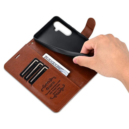 AZNS For Samsung Galaxy A36 5G Case Anti-Scratch PU Leather Stand Wallet Phone Cover