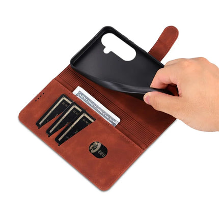 AZNS For Samsung Galaxy A16 4G / 5G Case PU Leather Wallet Phone Cover