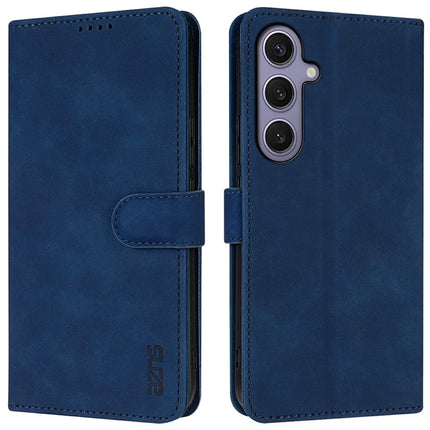 AZNS For Samsung Galaxy A16 4G / 5G Case PU Leather Wallet Phone Cover - Blue