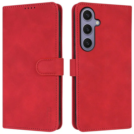 AZNS For Samsung Galaxy A16 4G / 5G Case PU Leather Wallet Phone Cover - Red