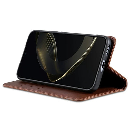 AZNS For Samsung Galaxy A26 5G Case Cowhide Texture PU Leather Wallet Phone Cover