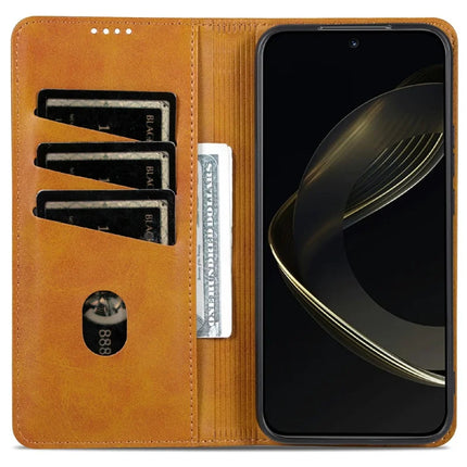AZNS For Samsung Galaxy A26 5G Case Cowhide Texture PU Leather Wallet Phone Cover