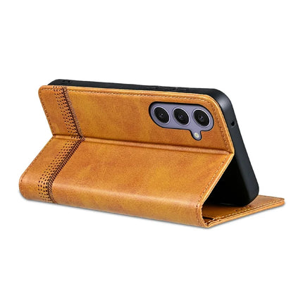 AZNS For Samsung Galaxy A26 5G Case Cowhide Texture PU Leather Wallet Phone Cover