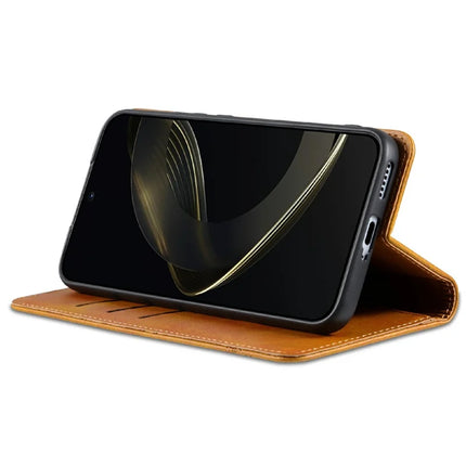 AZNS For Samsung Galaxy A56 5G Case Cowhide Texture PU Leather Wallet Phone Cover