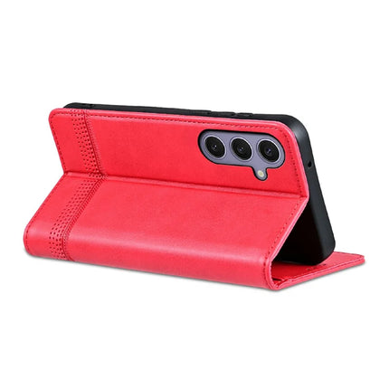 AZNS For Samsung Galaxy A56 5G Case Cowhide Texture PU Leather Wallet Phone Cover