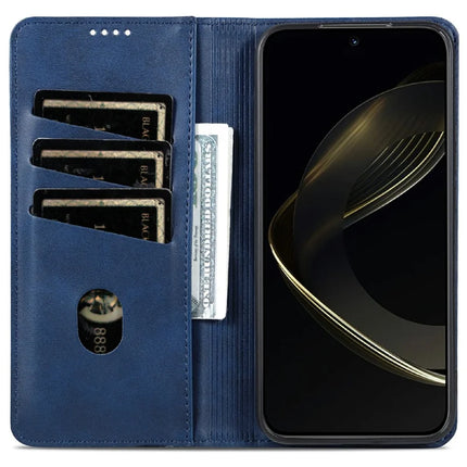 AZNS For Samsung Galaxy A56 5G Case Cowhide Texture PU Leather Wallet Phone Cover