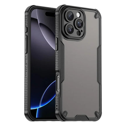WANLONFENG MFFJ Series For iPhone 16 Pro Max Case Anti Drop TPU Phone Back Cover with Screen Film