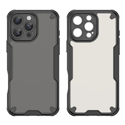WANLONFENG MFFJ Series For iPhone 16 Pro Max Case Anti Drop TPU Phone Back Cover with Screen Film
