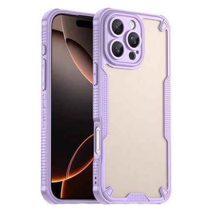 WANLONFENG MFFJ Series For iPhone 16 Pro Case Anti Drop TPU Phone Back Cover with Screen Film