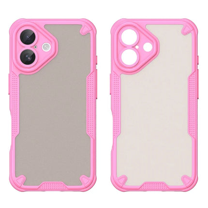 WANLONFENG MFFJ Series For iPhone 16 Plus Case Anti Drop TPU Phone Back Cover with Screen Film
