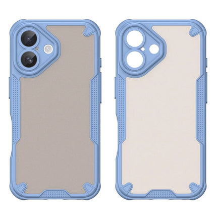 WANLONFENG MFFJ Series For iPhone 16 Plus Case Anti Drop TPU Phone Back Cover with Screen Film