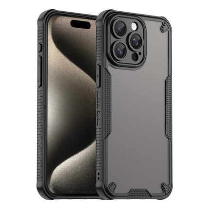 WANLONFENG MFFJ Series For iPhone 15 Pro Max Case Anti Drop TPU Phone Back Cover with Screen Film