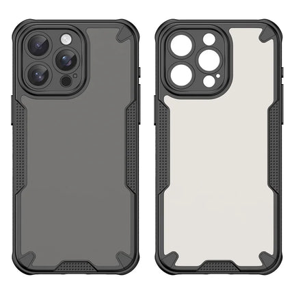WANLONFENG MFFJ Series For iPhone 13 Pro Max Case Anti Drop TPU Phone Back Cover with Screen Film