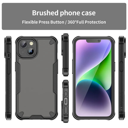 WANLONFENG MFFJ Series For iPhone 13 Case Anti Drop TPU Phone Back Cover with Screen Film