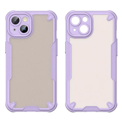 WANLONFENG MFFJ Series For iPhone 13 Case Anti Drop TPU Phone Back Cover with Screen Film