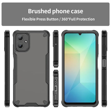 WANLONFENG MFFJ Series For Samsung Galaxy A06 Case Anti Drop TPU Phone Back Cover with Screen Film