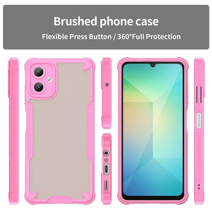WANLONFENG MFFJ Series For Samsung Galaxy A06 Case Anti Drop TPU Phone Back Cover with Screen Film