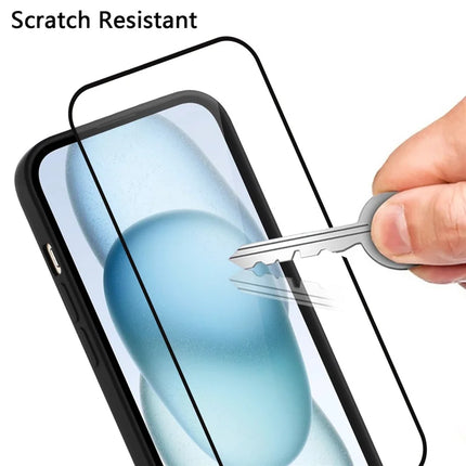 WANLONFENG MFFJ Series For Samsung Galaxy A06 Case Anti Drop TPU Phone Back Cover with Screen Film