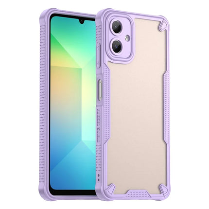 WANLONFENG MFFJ Series For Samsung Galaxy A06 Case Anti Drop TPU Phone Back Cover with Screen Film