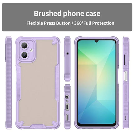 WANLONFENG MFFJ Series For Samsung Galaxy A06 Case Anti Drop TPU Phone Back Cover with Screen Film