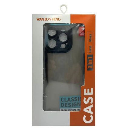 WANLONFENG MFFJ Series For Samsung Galaxy S23 Ultra Case Anti Drop TPU Phone Back Cover with Screen Film