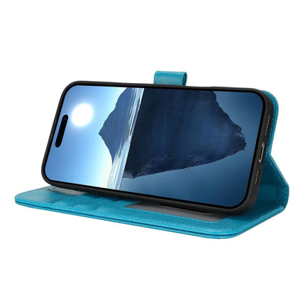 For iPhone 16 Plus Case R61 Texture Wallet Leather Flip Phone Cover