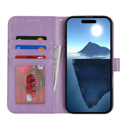 For iPhone 16 Plus Case R61 Texture Wallet Leather Flip Phone Cover