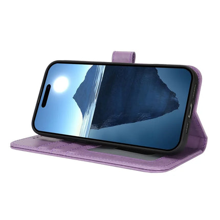 For iPhone 16 Plus Case R61 Texture Wallet Leather Flip Phone Cover
