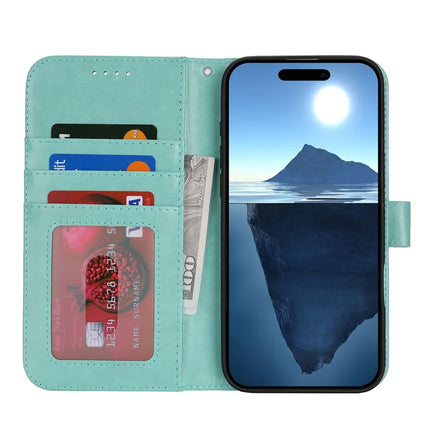 For iPhone 16 Plus Case R61 Texture Wallet Leather Flip Phone Cover