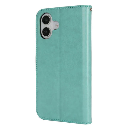 For iPhone 16 Plus Case R61 Texture Wallet Leather Flip Phone Cover