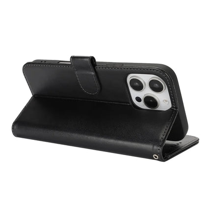 For iPhone 16 Pro Max Case R61 Texture Wallet Leather Flip Phone Cover