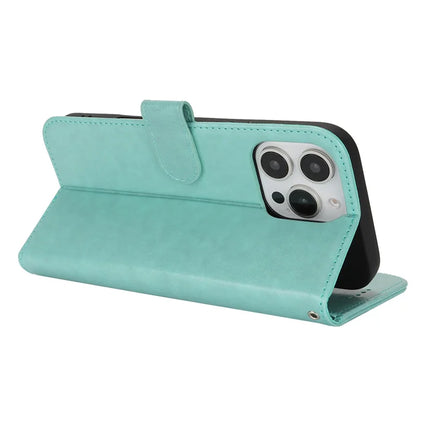 For iPhone 16 Pro Max Case R61 Texture Wallet Leather Flip Phone Cover