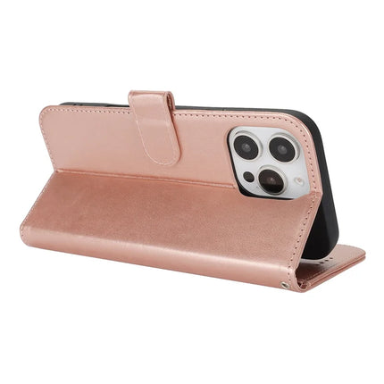 For iPhone 16 Pro Max Case R61 Texture Wallet Leather Flip Phone Cover