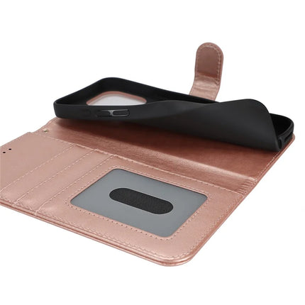 For iPhone 16 Pro Max Case R61 Texture Wallet Leather Flip Phone Cover