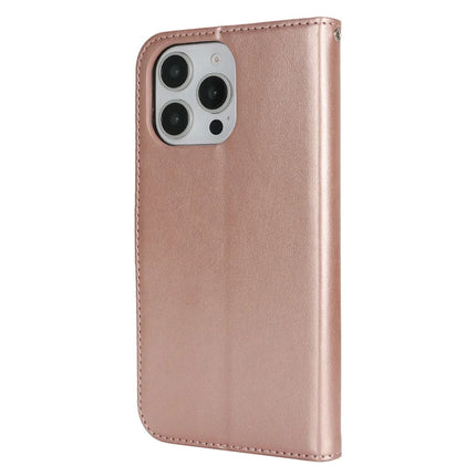 For iPhone 16 Pro Max Case R61 Texture Wallet Leather Flip Phone Cover