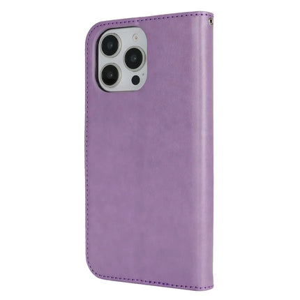 For iPhone 16 Pro Case R61 Texture Wallet Leather Flip Phone Cover