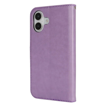 For iPhone 16 Case R61 Texture Wallet Leather Flip Phone Cover