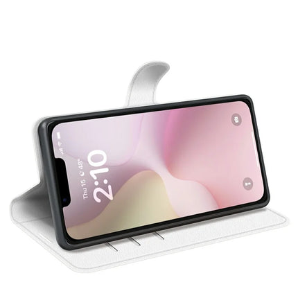 For iPhone 16e Case Litchi Texture Shockproof Leather Wallet Phone Cover