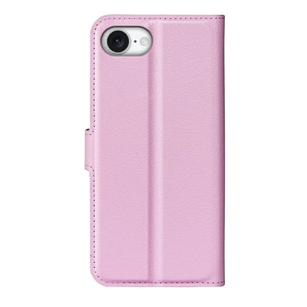 For iPhone 16e Case Litchi Texture Shockproof Leather Wallet Phone Cover